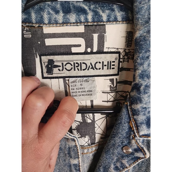 Jordache Vintage Denim Jacket Small - Picture 4 of 4